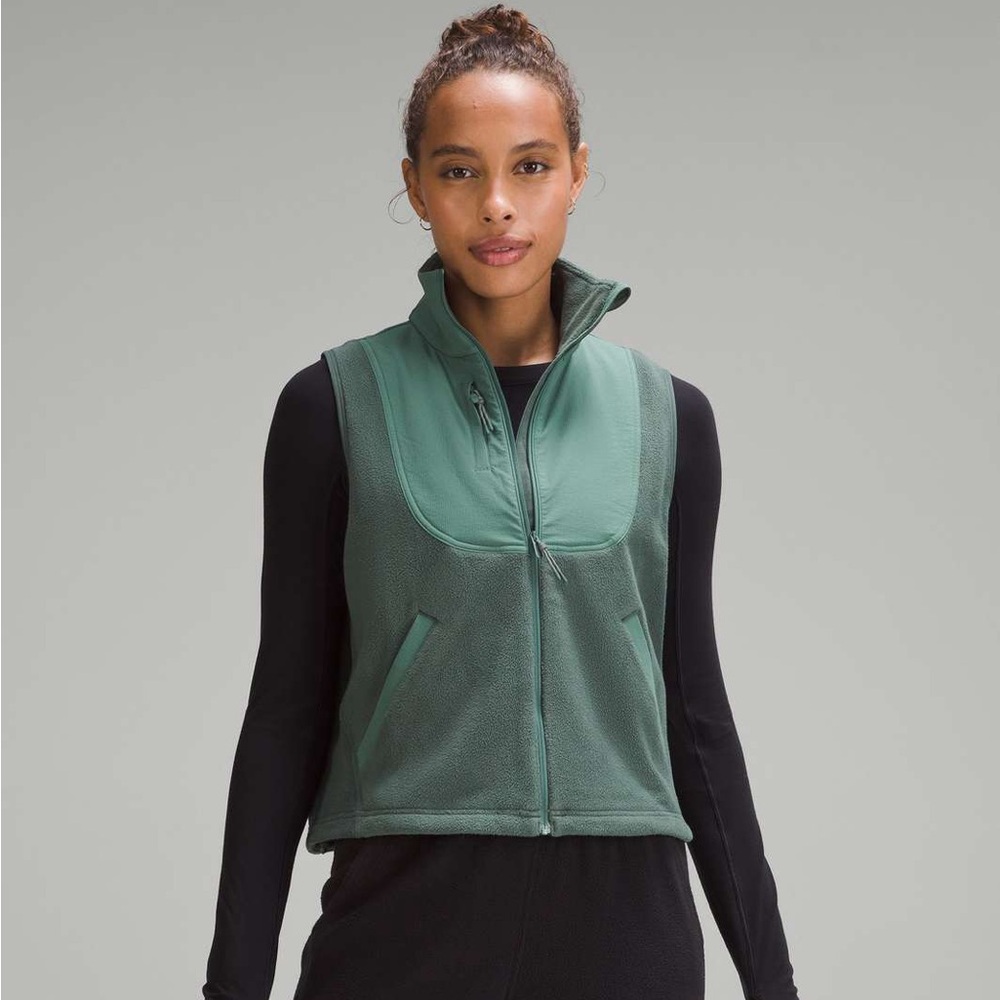 Lululemon Fleece + Ripstop Hiking Vest SZ 6